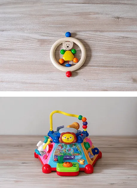 知育玩具やおもちゃのレンタル・サブスク キッズラボラトリーの0歳のおもちゃのプランニング例