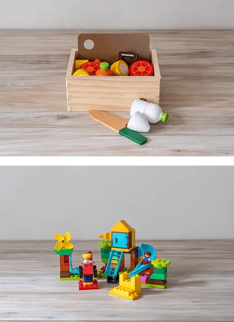知育玩具やおもちゃのレンタル・サブスク キッズラボラトリーの2歳のおもちゃのプランニング例