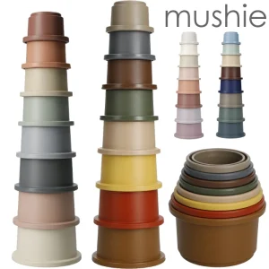 mushie（ムシエ）：Stacking cups toy（スタッキングカップトイ）